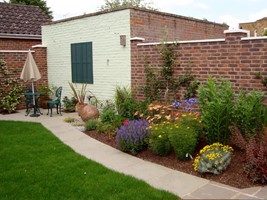 small town garden